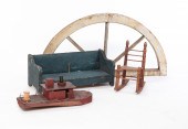 ECLECTIC FOUR PIECE GROUPING.