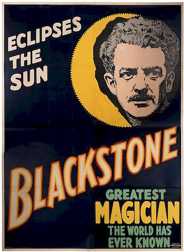 ECLIPSES THE SUN. BLACKSTONE.