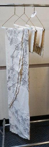 ECRU LINEN OVAL TABLE CLOTH WI