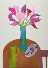 ED BAYNARD "12 CALLA LILIES" W