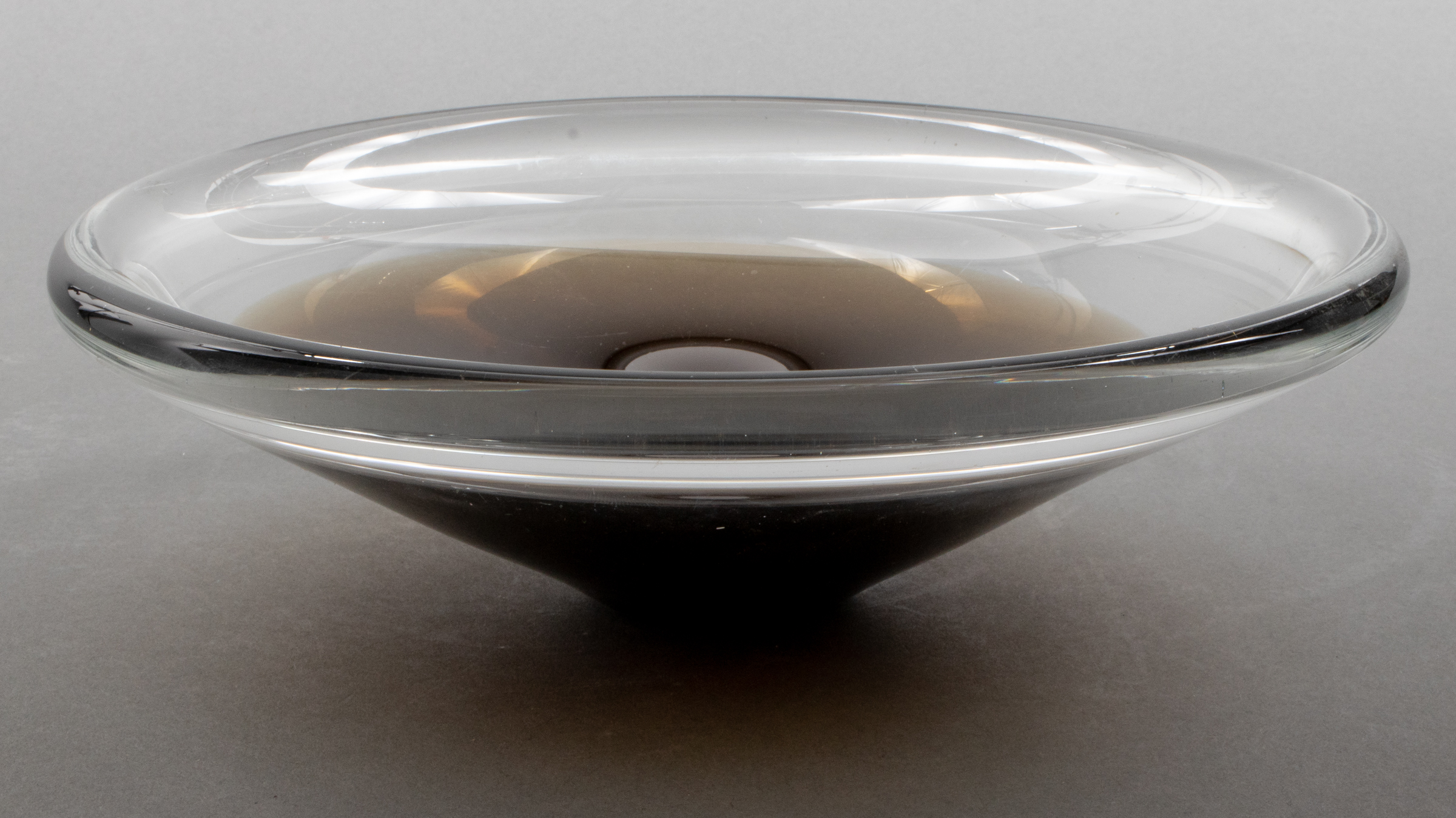 ED BRANSON ART GLASS BOWL Ed