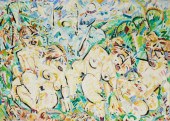 ED GILLIAM (B. 1941), "PICNIC