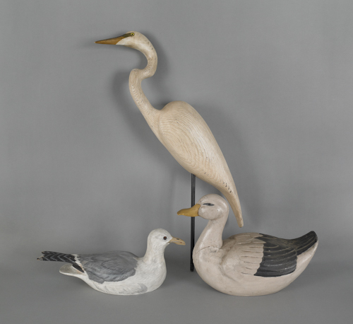 Ed Green egret decoy 20th c. 28