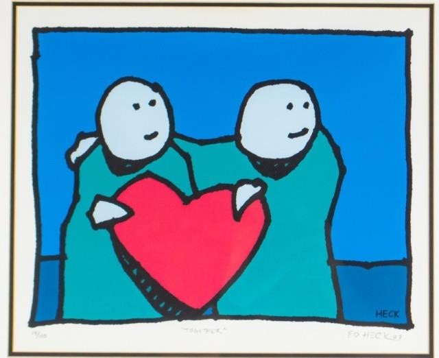 ED HECK POP ART GICLEEEd Heck