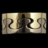 Ed Levin Two-Toned Ring Signat