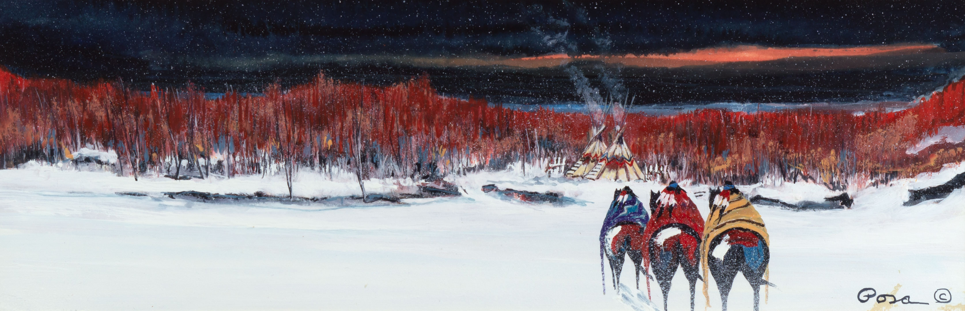 ED POSA (20TH CENTURY), HUNTERS