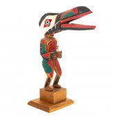 ED RAUB, CARVED & POLYCHROMED