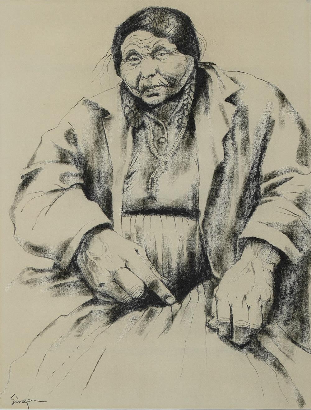 ED SINGER, NAVAJO GRANDMOTHEREd