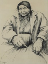 ED SINGER, NAVAJO GRANDMOTHERE