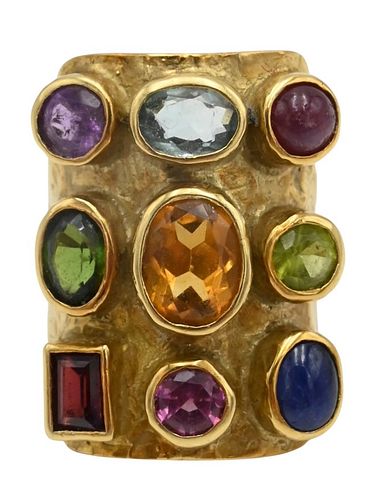 ED WEINER 18K YELLOW GOLD