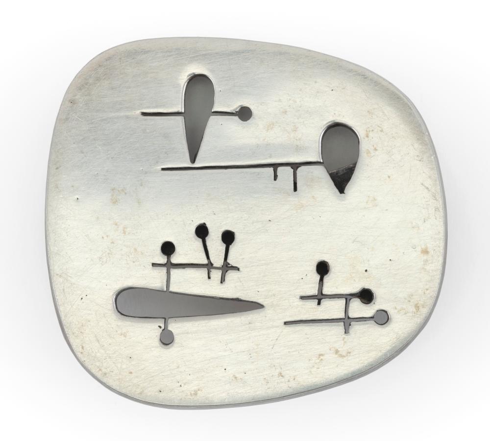 ED WIENER MODERNIST STERLING SILVER