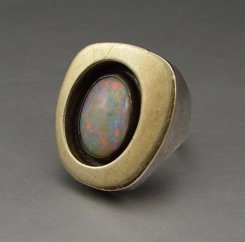 ED WIENER STERLING & 14K 4.50 CT.