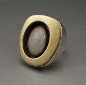 ED WIENER STERLING & 14K 4.50