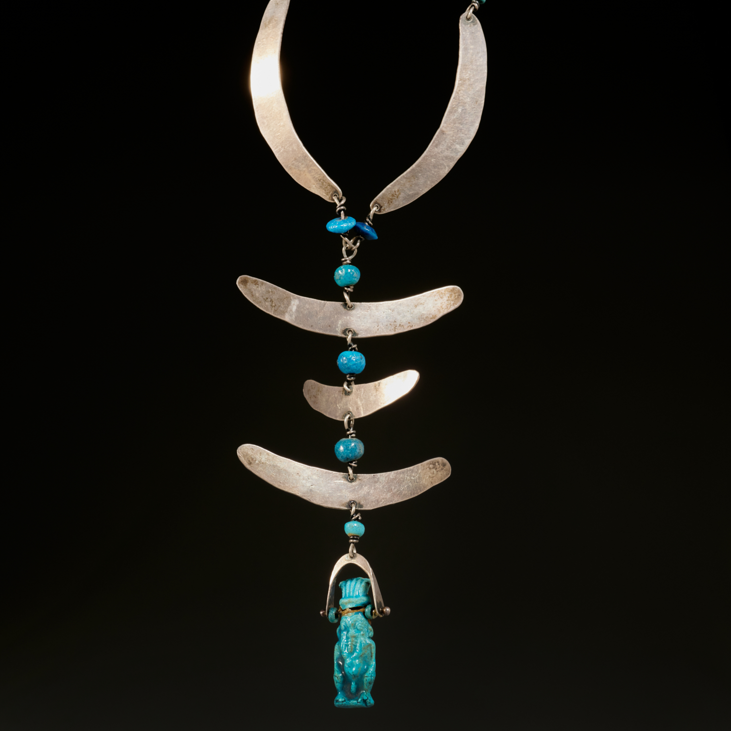 ED WIENER, STERLING CHOKER NECKLACE