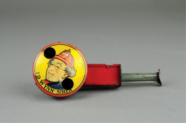 ED WYNN SIREN Lithographed tin hand