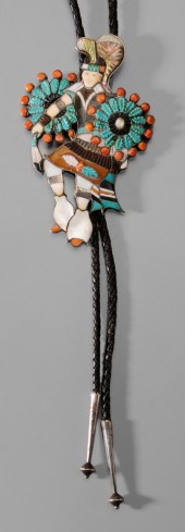 Eddie Beyuka Bolo Tie silver h