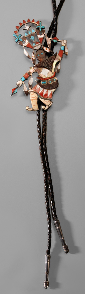 Eddie Beyuka Bolo Tie silver