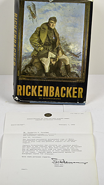 Eddie Rickenbacker Signed and