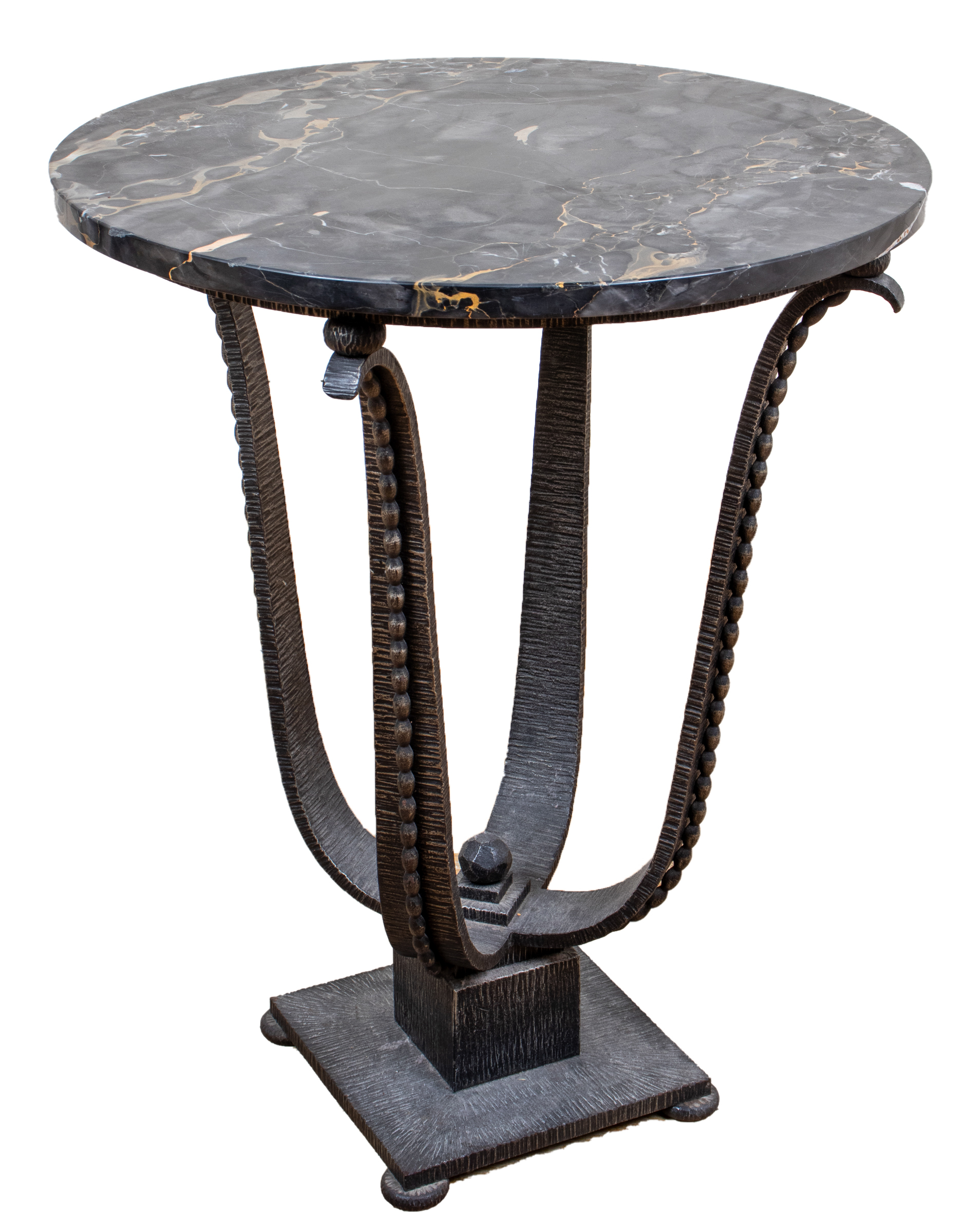 EDGAR BRANDT ATTR. IRON & MARBLE