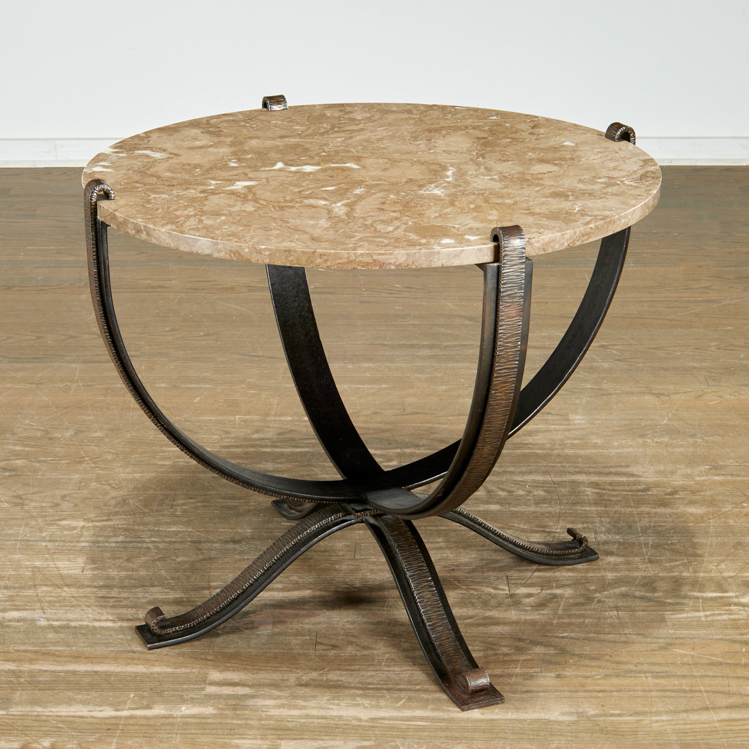 EDGAR BRANDT, IRON AND MARBLE