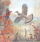EDGAR BURKE (1889-1950)Flying