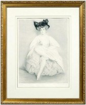 Edgar Chahine etching (French,