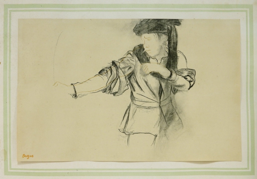 EDGAR DEGAS LITHOGRAPH OF YOUNG