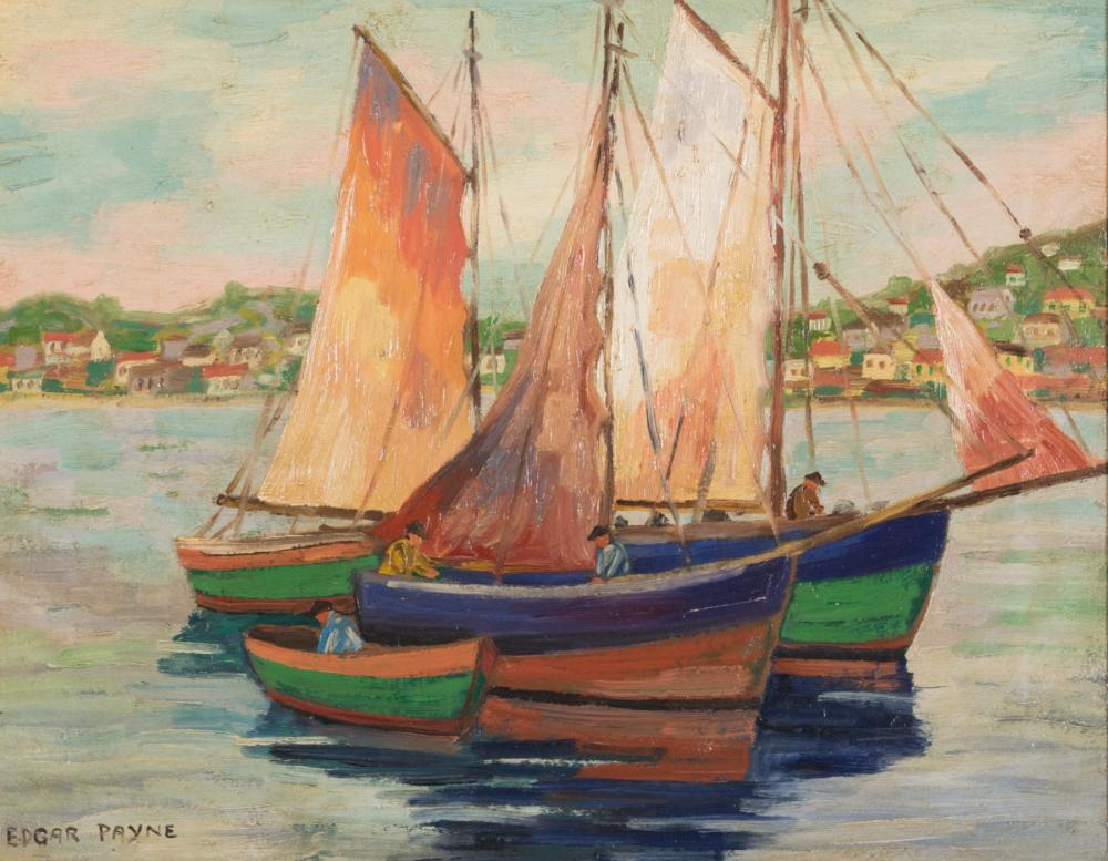 EDGAR PAYNE OIL ON CANVASEDGAR