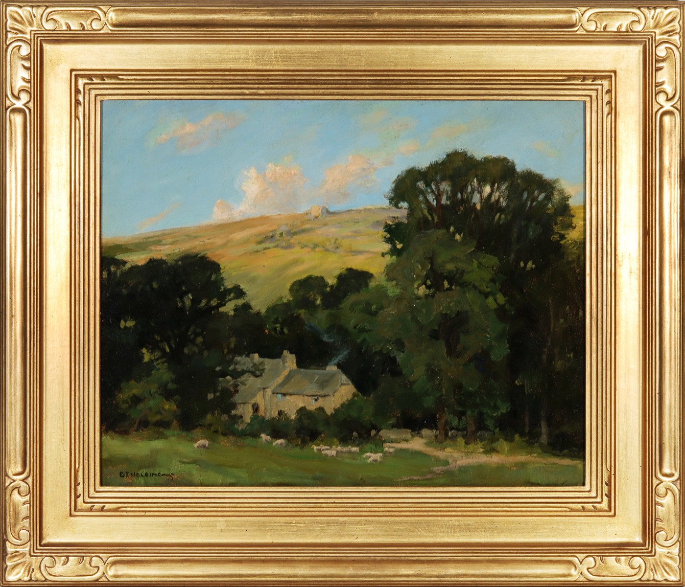 EDGAR T. HOLDING (1870-1952) OIL ON