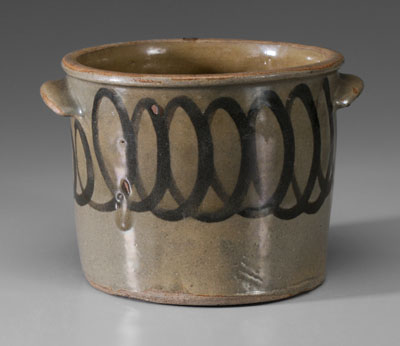 Edgefield Decorated Butter Crock