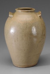 Edgefield Decorated Jar attrib