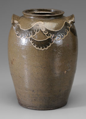 Edgefield Decorated Jar Phoenix