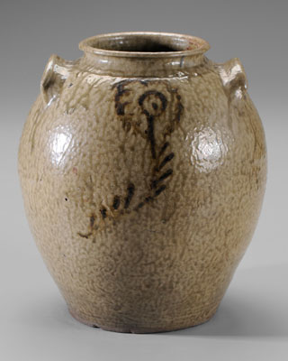 Edgefield Decorated Storage Jar