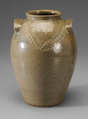 Edgefield Decorated Storage Jar