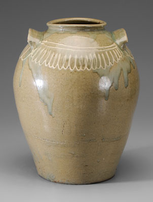 Edgefield Decorated Storage Jar
