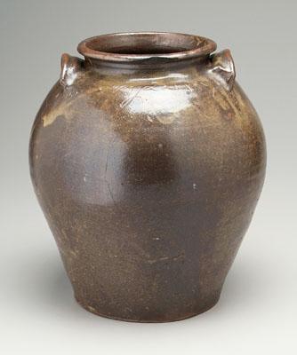 Edgefield jar dated 1851, ovoid