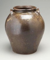 Edgefield jar dated 1851, ovoi