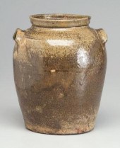 Edgefield jar, slightly everte