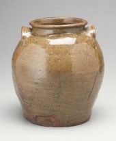 Edgefield jar, two large lug h