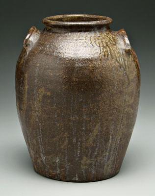 Edgefield jar, two lug handles,