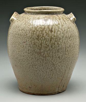 Edgefield ovoid stoneware jar,