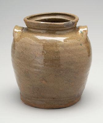 Edgefield storage ovoid jar, two