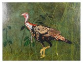EDIE, WILD TURKEY, OIL ON BOAR