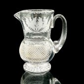 EDINBURGH CRYSTAL JUG, THISTLE