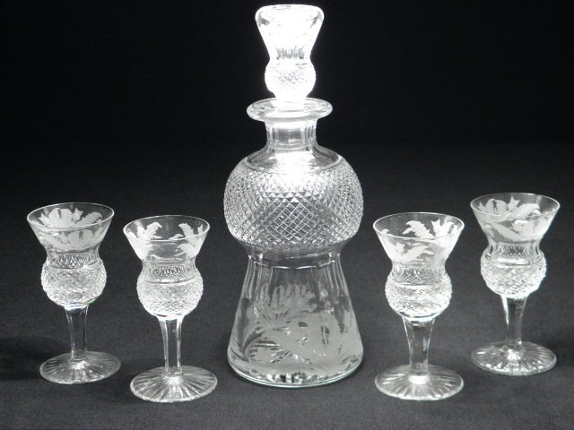 Edinburgh Scottish crystal five