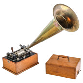 EDISON 19C ANTIQUE HOME PHONOG