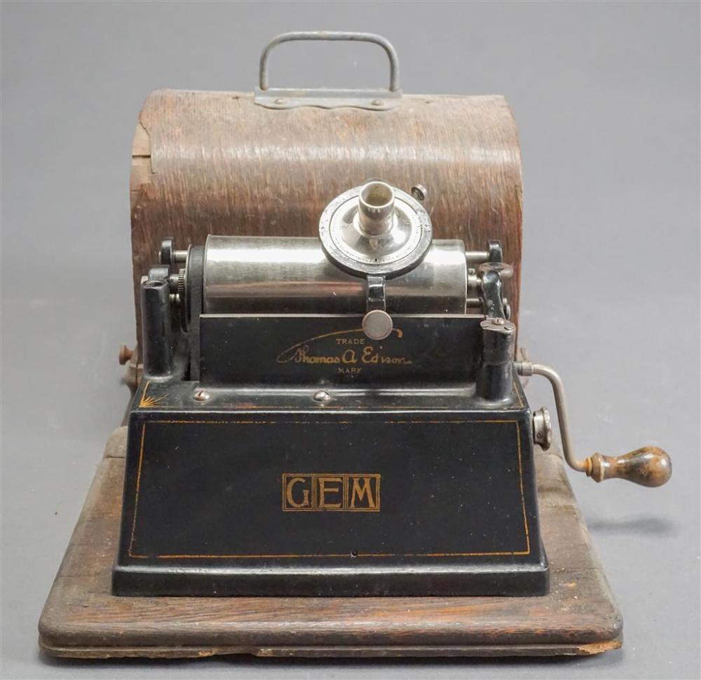 EDISON CYLINDRICAL GEM PHONOGRAPH