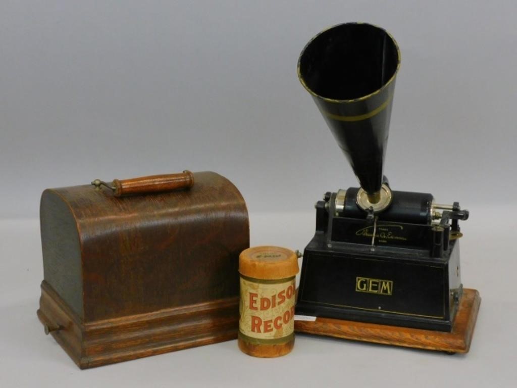 EDISON GEM CYLINDER PLAYER.