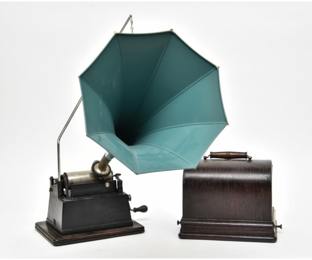 Edison Gem phonograph with oak case