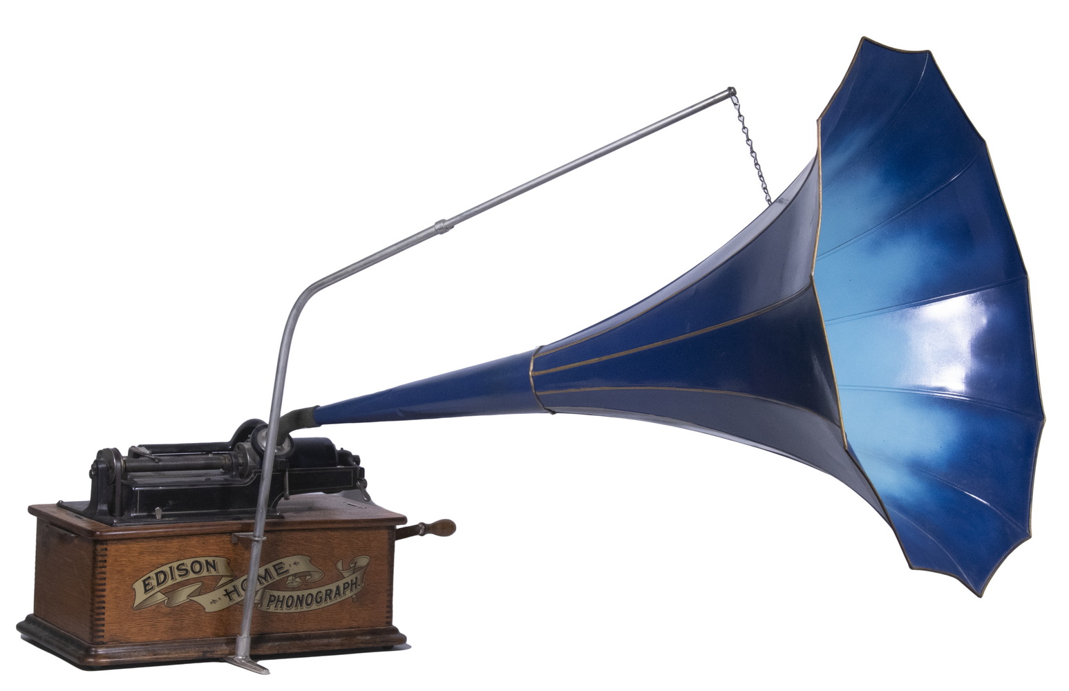 EDISON HOME PHONOGRAPH WITH HORN